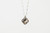 Greige Cushion Cut Necklace