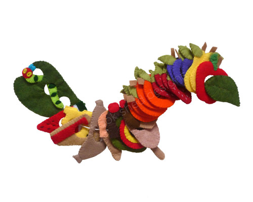 'What Do Caterpillars Eat?' Threading Game