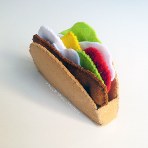 Handmade Felt Taco