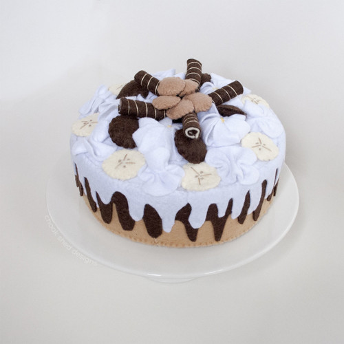 Handmade Felt Chocolate Cake