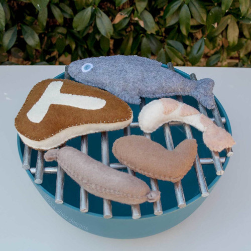 Handmade Felt Meat Pack