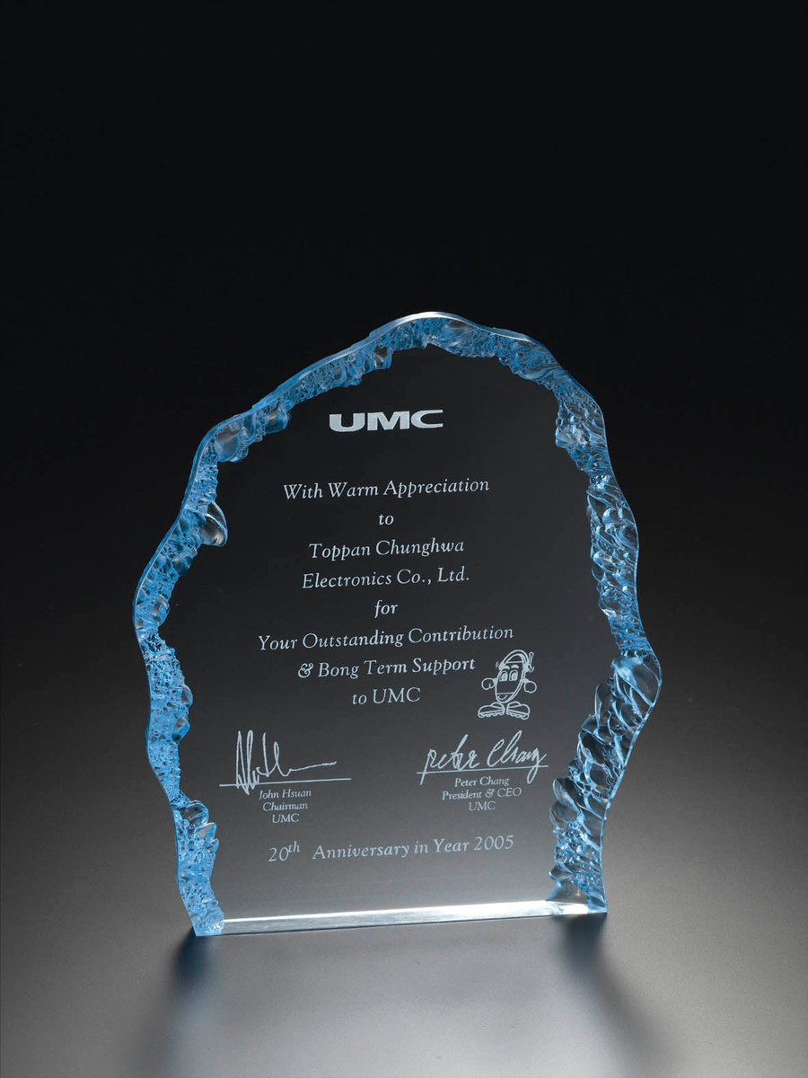 8" ICEBERG-EDGE ROCK - BLUE