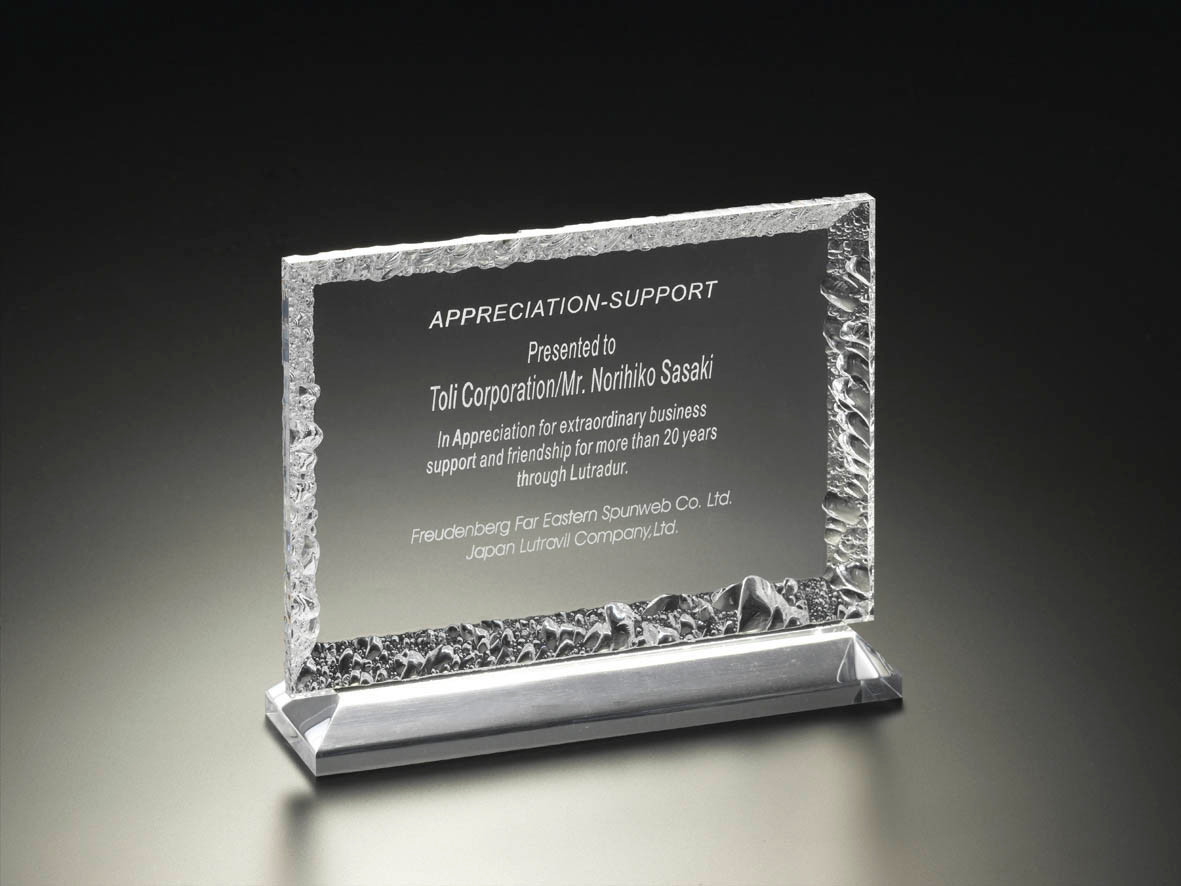 4" ICEBERG RECTANGLE AWARD