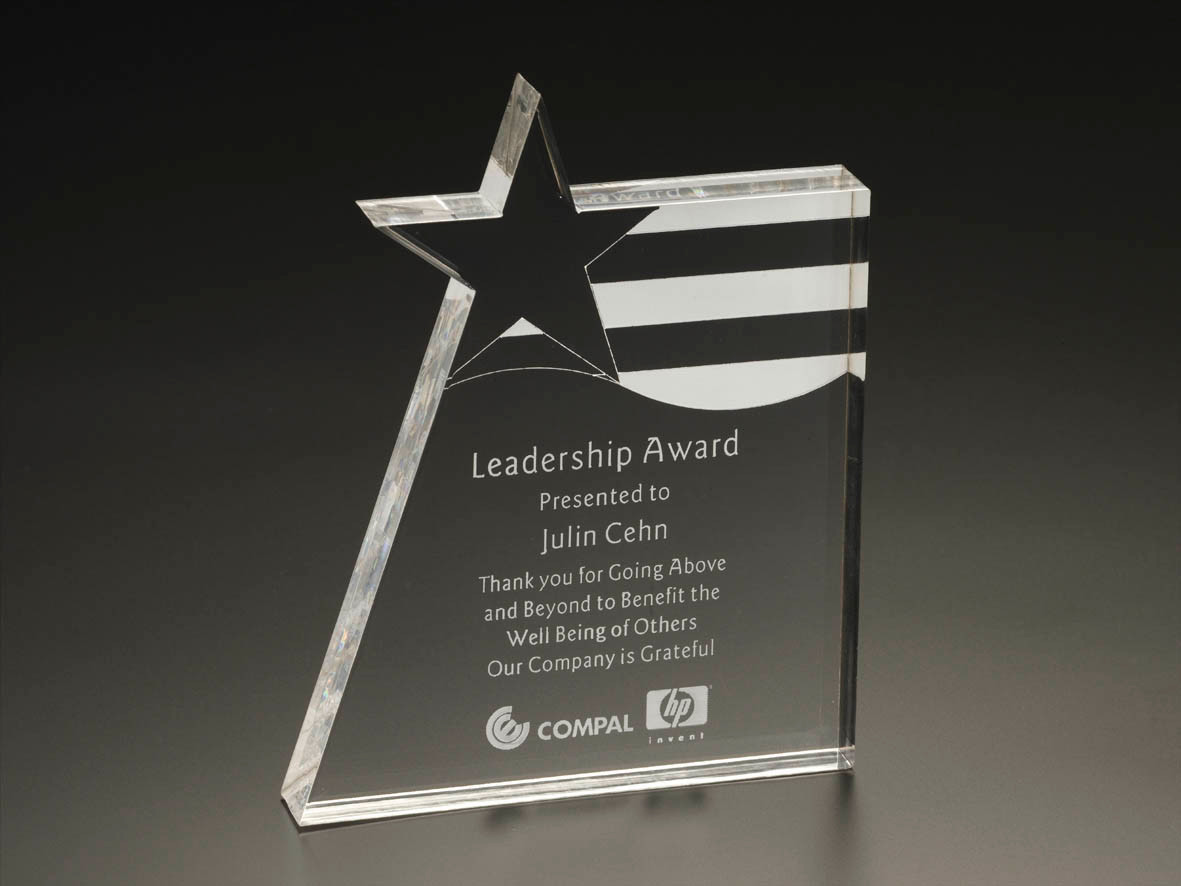 6" STAR-N-STRIPE AWARD-CLE