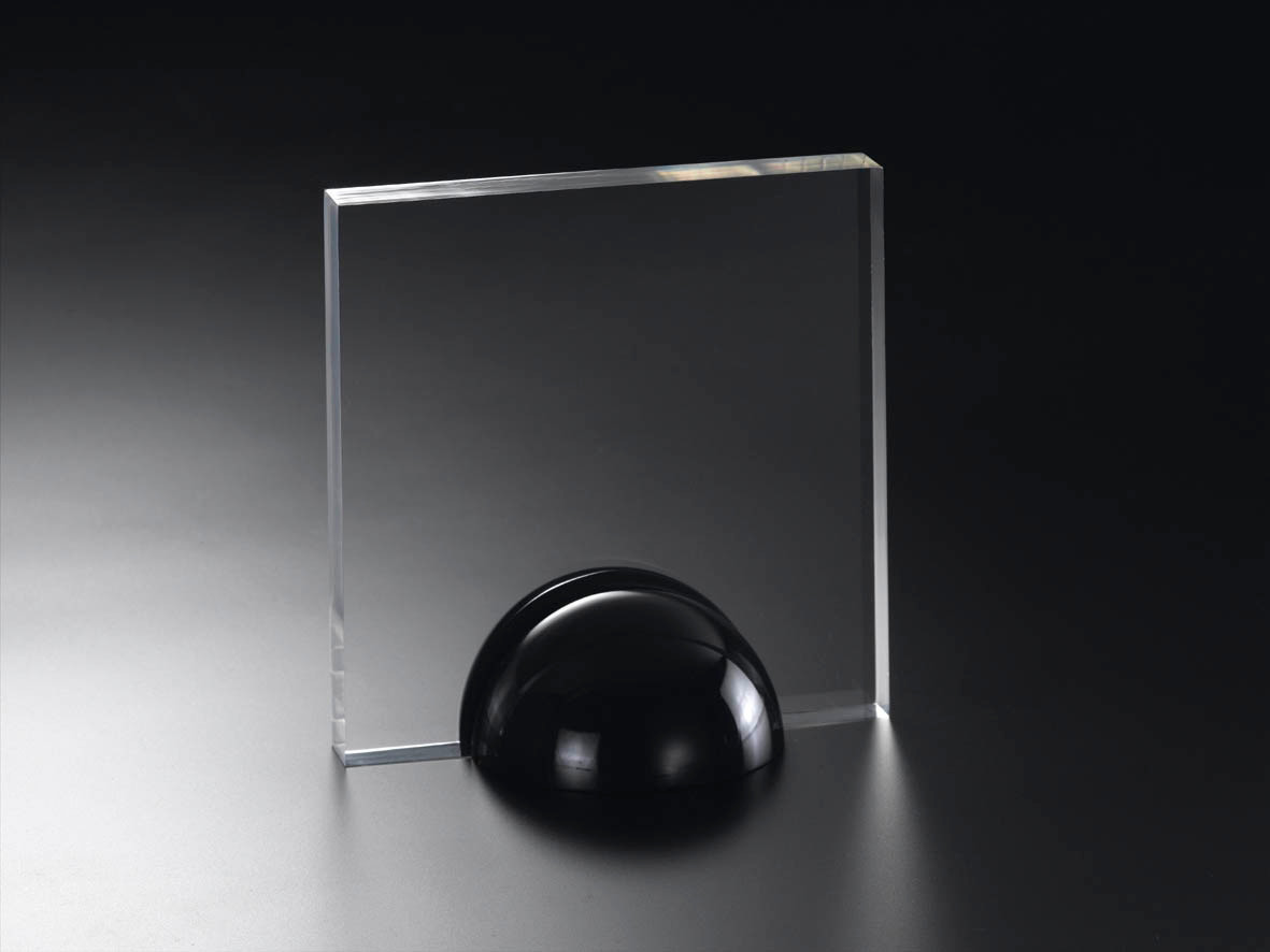  TWIN BLACK HEMISPHERIC HALVES BASE TO BE GLUED ON ANY BLANK