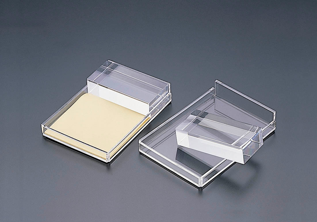  3 x 3 NOTE HOLDER W/ REMOVABLE ACRYLIC BLOCK (W/1-PAD)