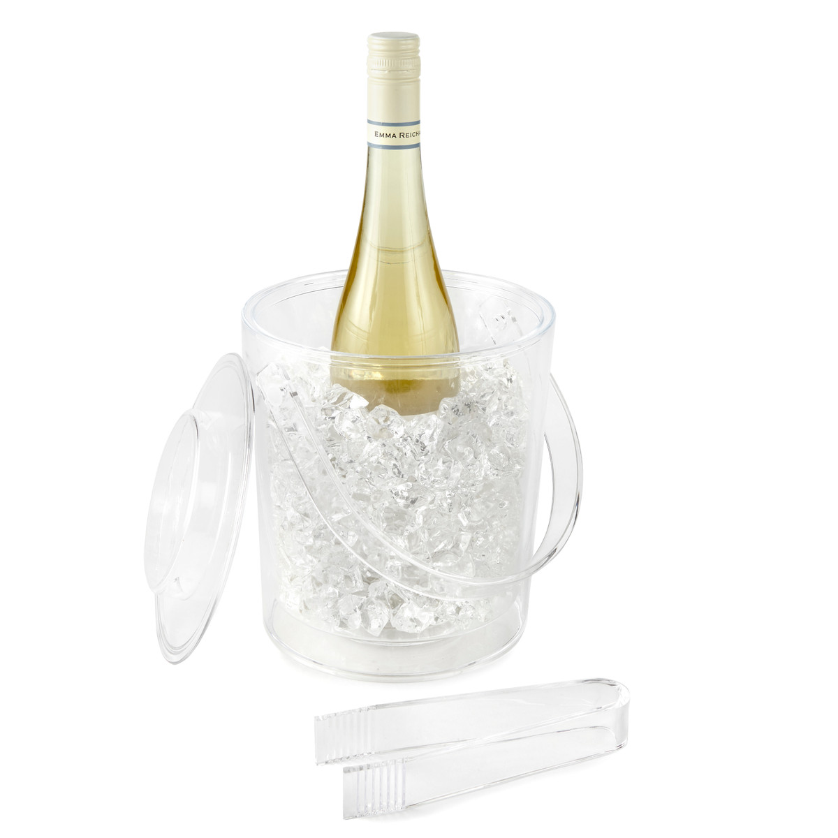  3-QT. ICE BUCKET W/ TONGS