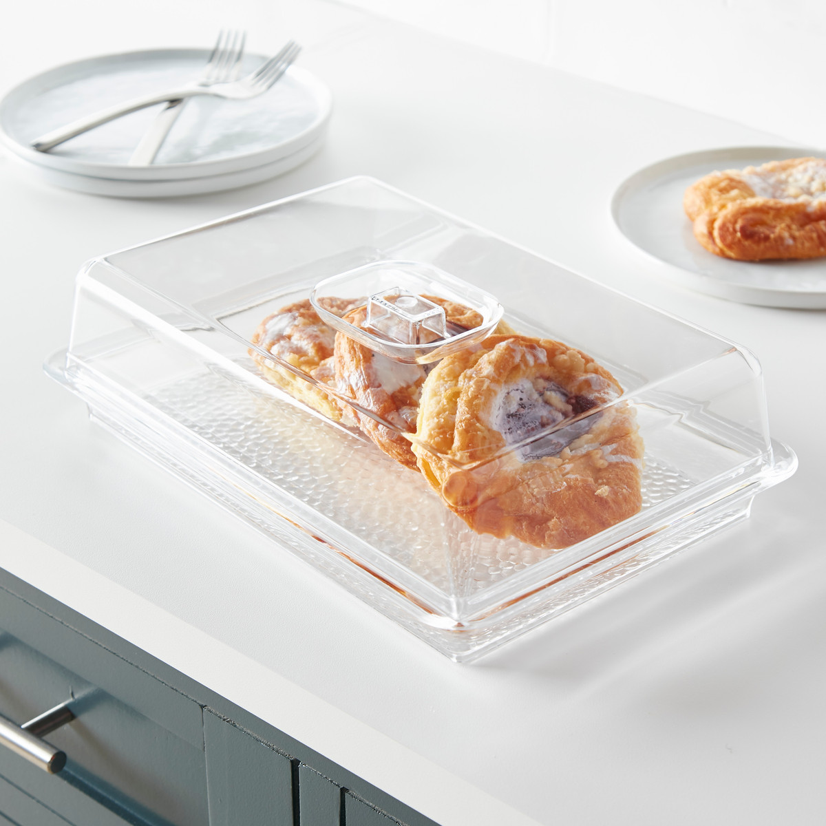  PASTRY TRAY W/ COVER (SET)