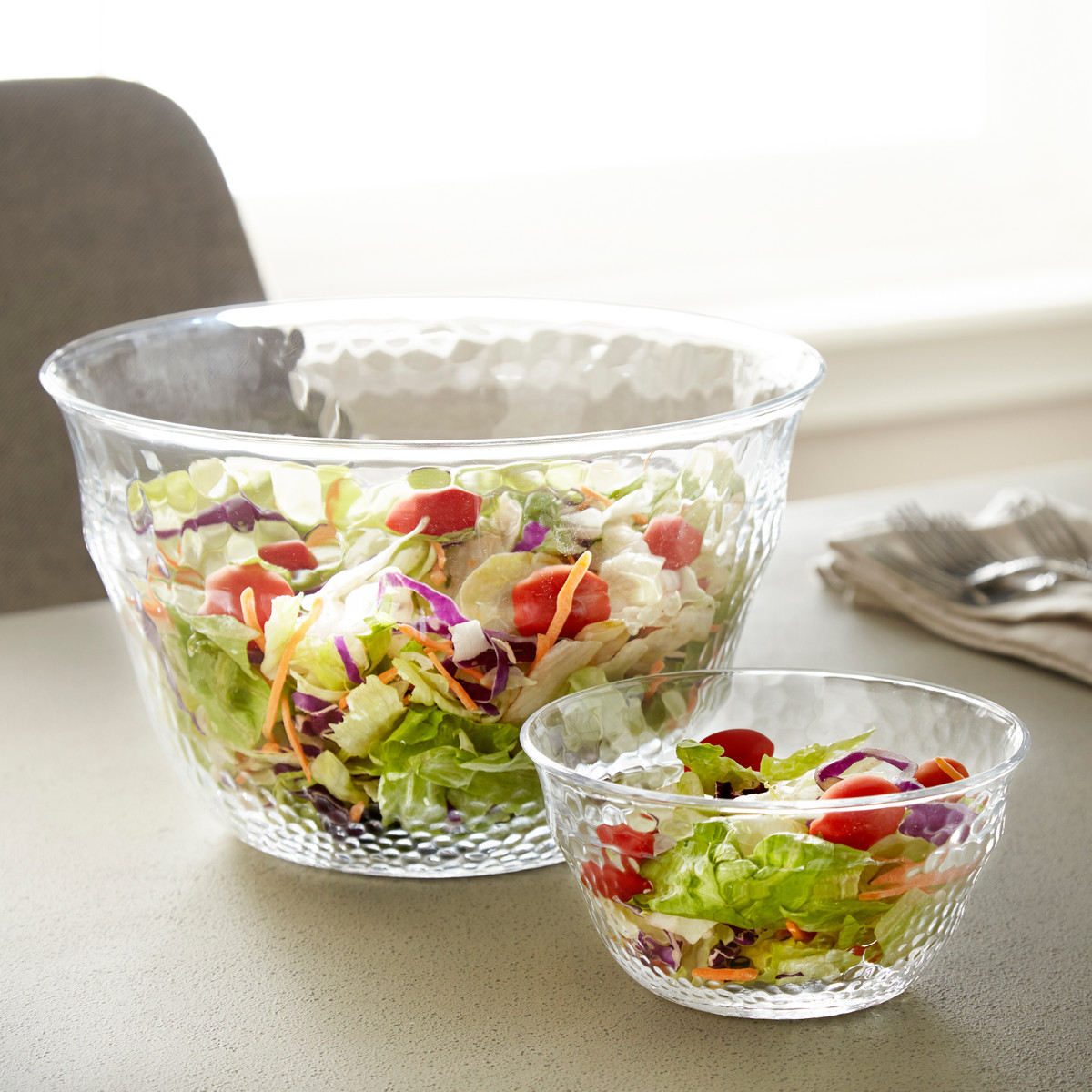  11" ICED DIAMONDS SALAD BOWL