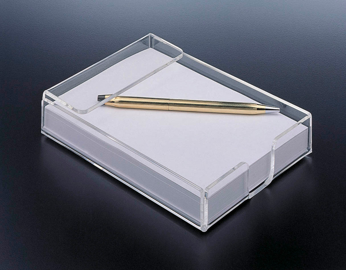 4 x 6 NOTE PAD HOLDER (W/O PAPER)