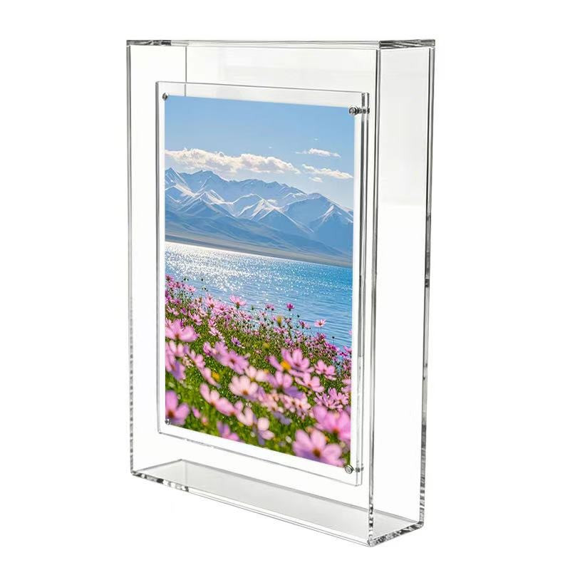 Shadow Box Floating Acrylic Picture Frame (4x6)