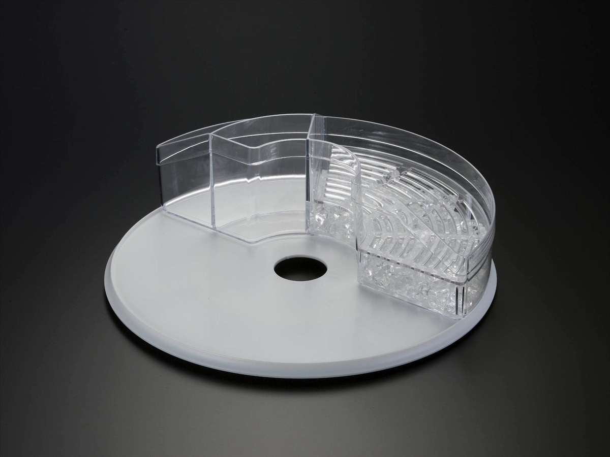  SWIVEL PARTY TRAY W/ COMPARTMENTS