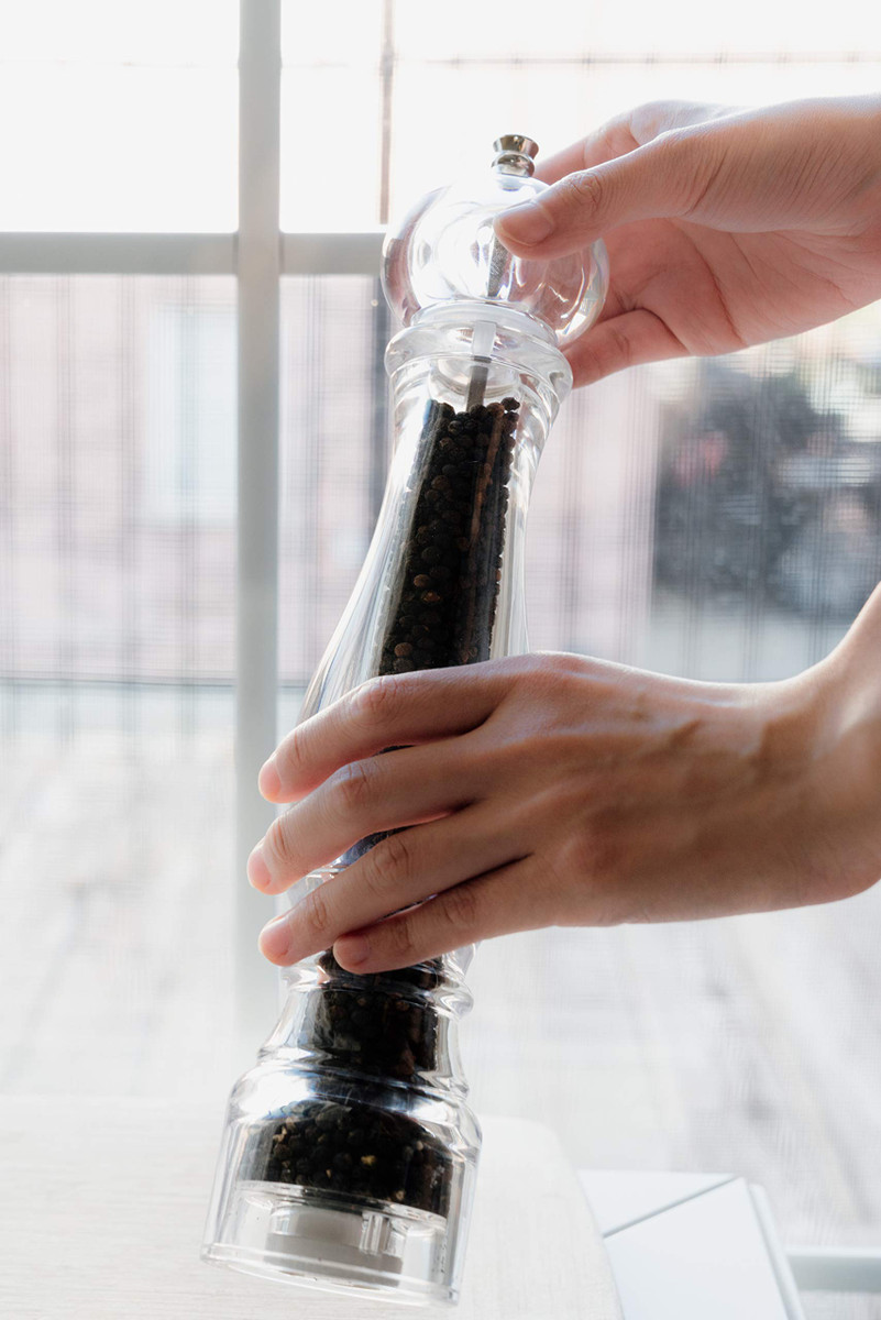  12” LARGE ROUNDED PEPPER MILL/GRINDER