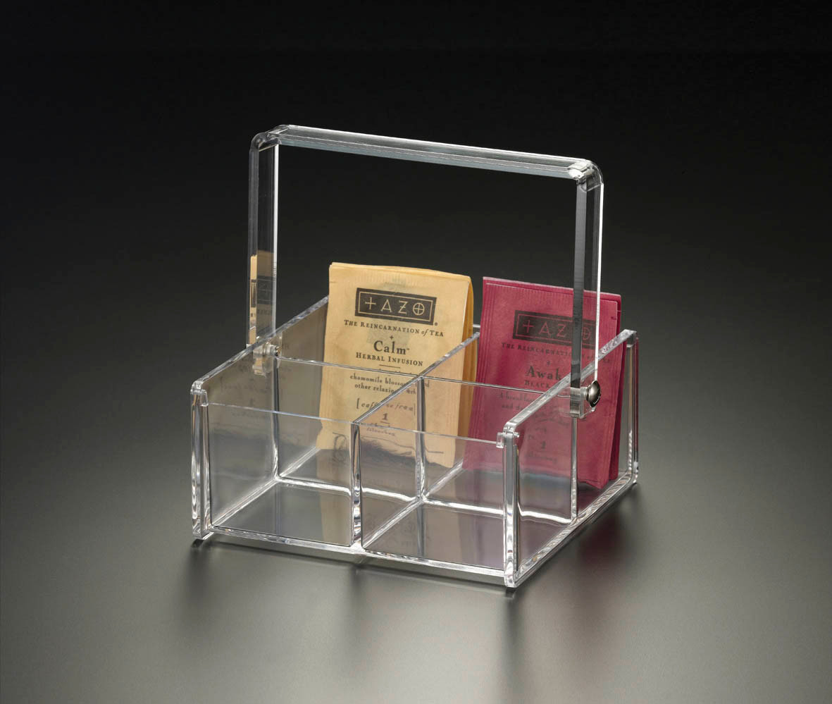  4-COMPARTMENT TEA BAG CADDY