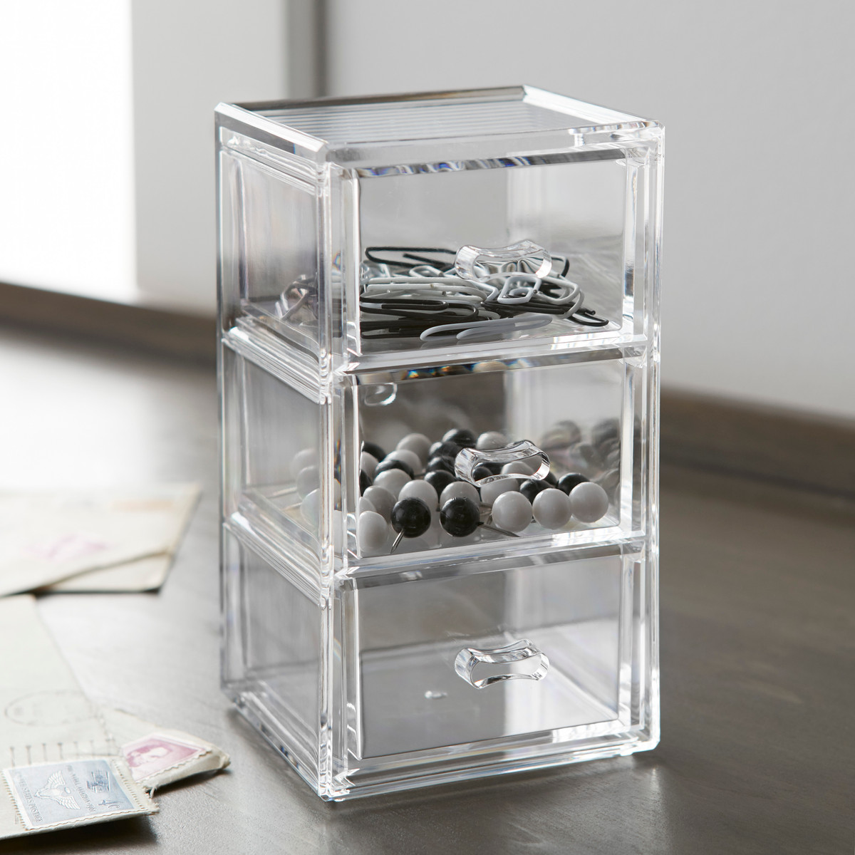  UPRIGHT 3-DRAWER CHEST (STACKABLE)