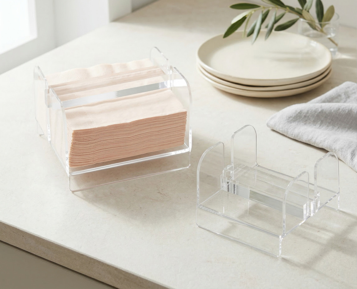  SOLID BAR COCKTAIL SIZE NAPKIN HOLDER