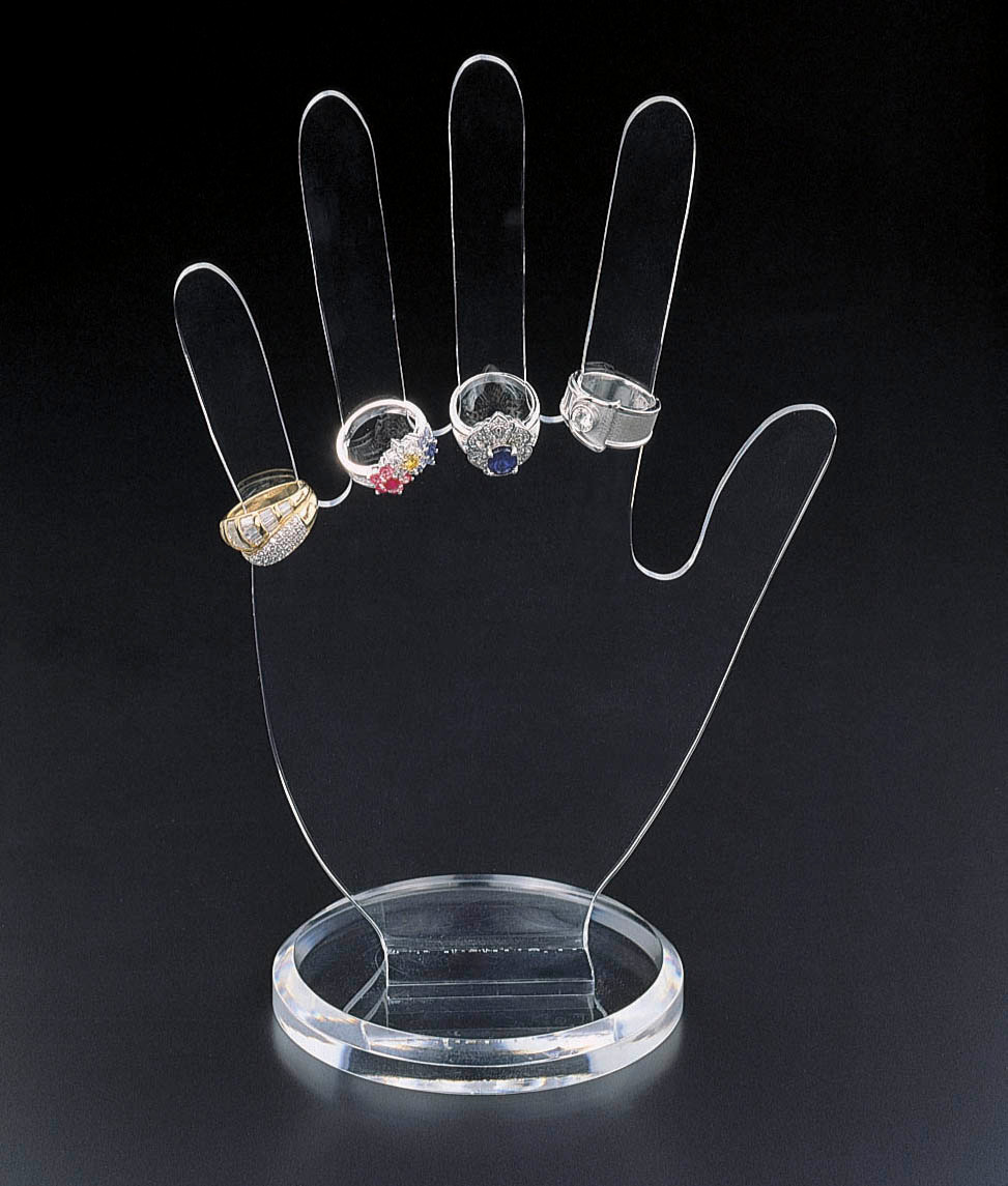  HAND SHAPED RING DISPLAY