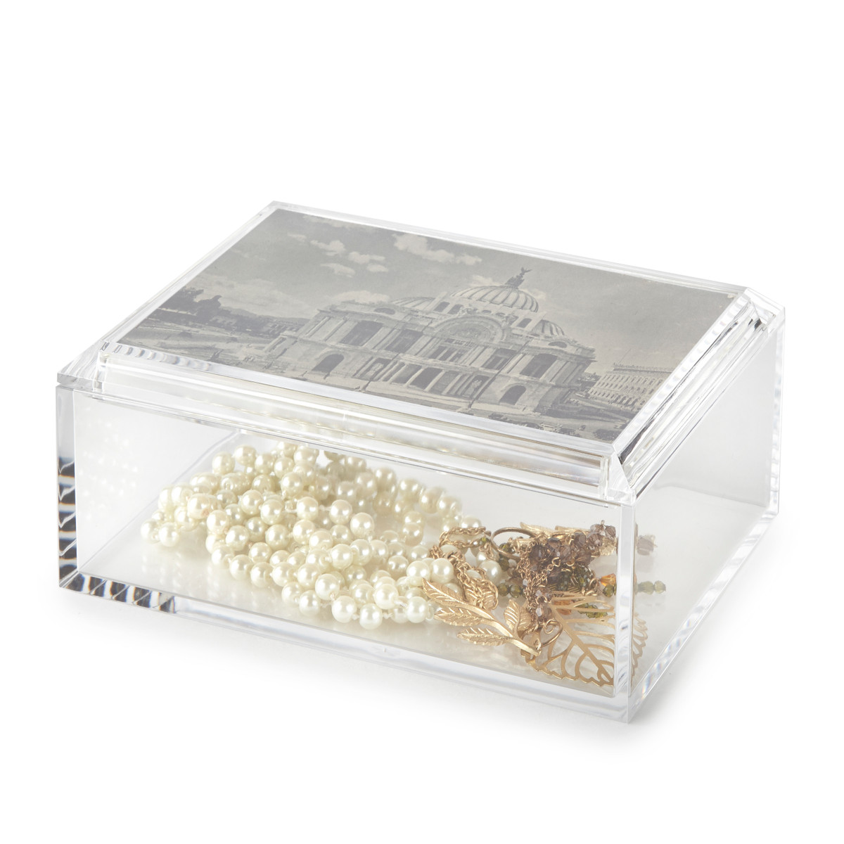  RECTANGULAR BOX W/ 5x7 PHOTO FRAME LID