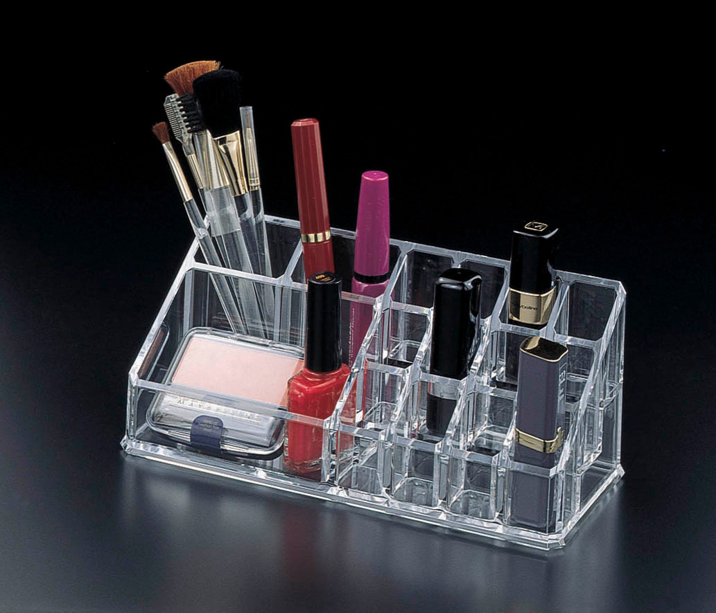  MAKE-UP ORGANIZER W/ 12-LIPSTICK HOLDER