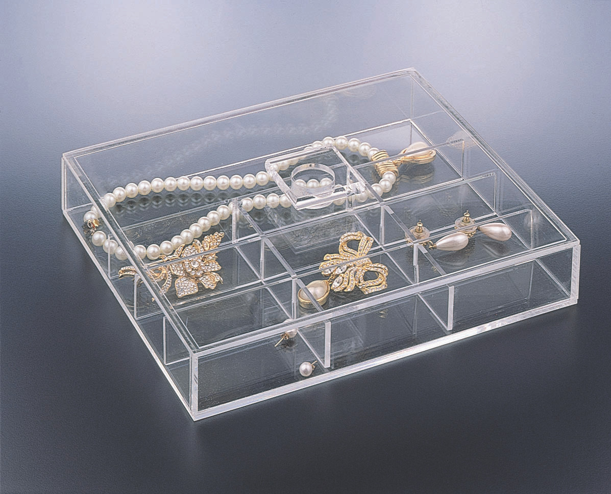  10-COMPARTMENT JEWELRY BOX
