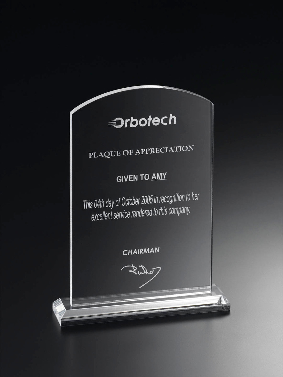 4" ARCH AWARD W/BASE