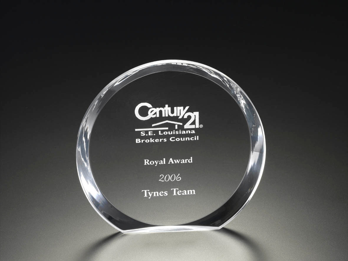  BEVELED ROUND AWARD