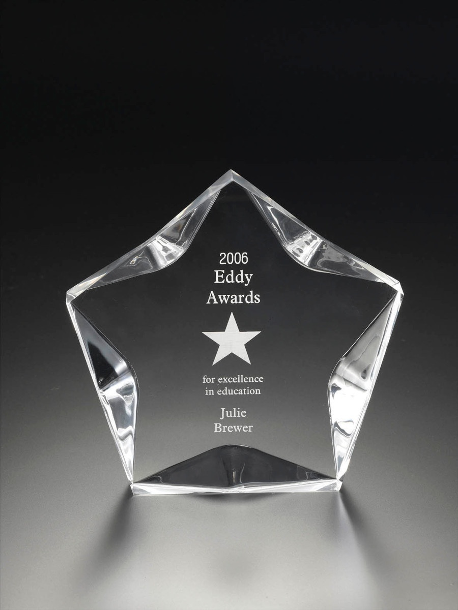  5-SIDE BEVELED STAR AWARD