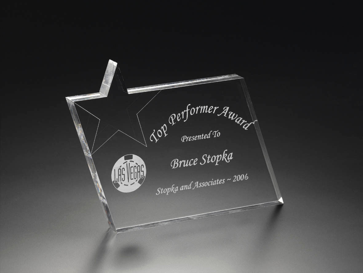 7" FLAG STAR AWARD