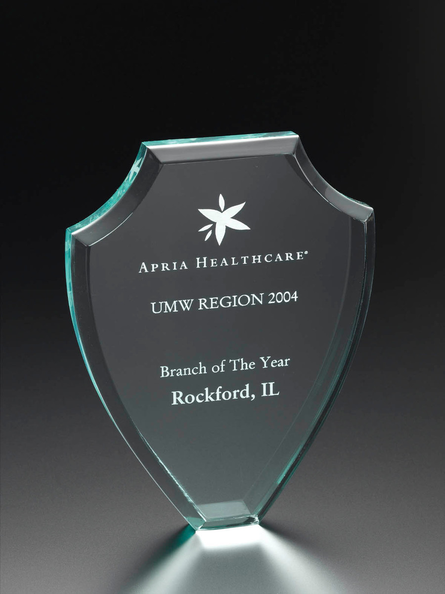 4" BEVELED SHIELD AWARD