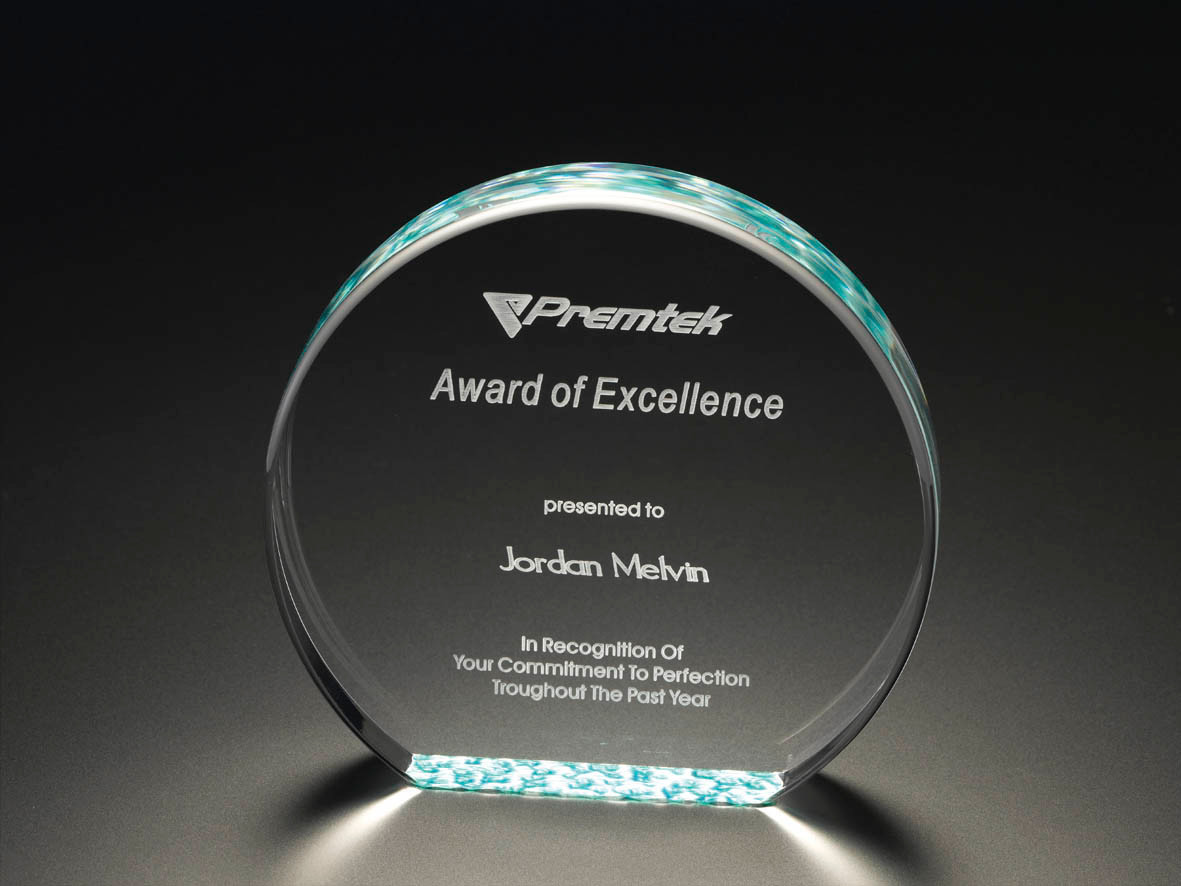  ROUND EMBOSSED-BOTTOM AWARD