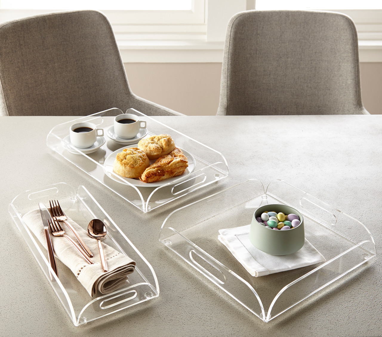Huang Acrylic Serving Tray - Thumbnail 3
