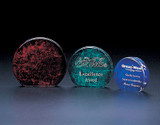 6" ROUND MARBLEIZED AWARD-