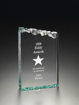  ETCHING ICEBERG-TOP RECTANGLE AWARD