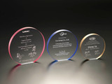 5"COLOR-EDGE ROUND AWARD-GOLD