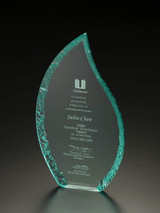 9" ICEBERG-EDGE FLAME AWARD