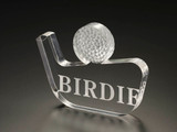 5" GOLF AWARD- CLEAR
