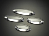 6"L CLEAR OBLONG BASE