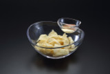  NESTING CHIP AND DIP COMBO BOWL (SET)