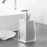  SILVER DOUBLE LAYERED SOAP DISPENSER