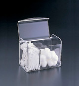  3-COMPARTMENT COTTON BALL & SWAB BOX