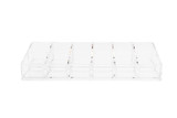  2-TIER 12-SECTION NAIL POLISH STAND