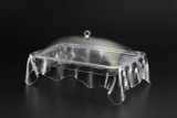  DRAPERY STYLED BUFFET TRAY W/ COVER