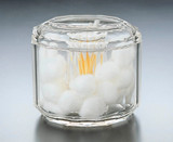  DIAMOND-CUT 2-IN-1 COTTON BALL & SWAB BOX