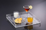  16" SQUARE ACRYLIC SERVING TRAY