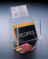  5 x 3 LID-DISPLAY RECIPE BOX (W/CARDS)