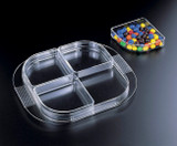  TRAY W/4-REMOVABLE DISHES