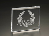 5"L BEVELED RECTANGLE AWARD