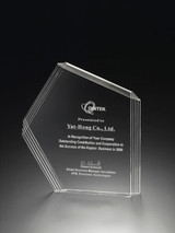 6" MULTILAYER PENTAGON - JADE