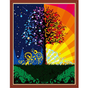 Prosperity Tree paint by numbers Prosperity Tree paint by numbers