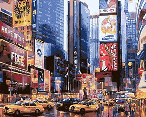 Big Apple paint by numbers kit Big Apple paint by numbers kit